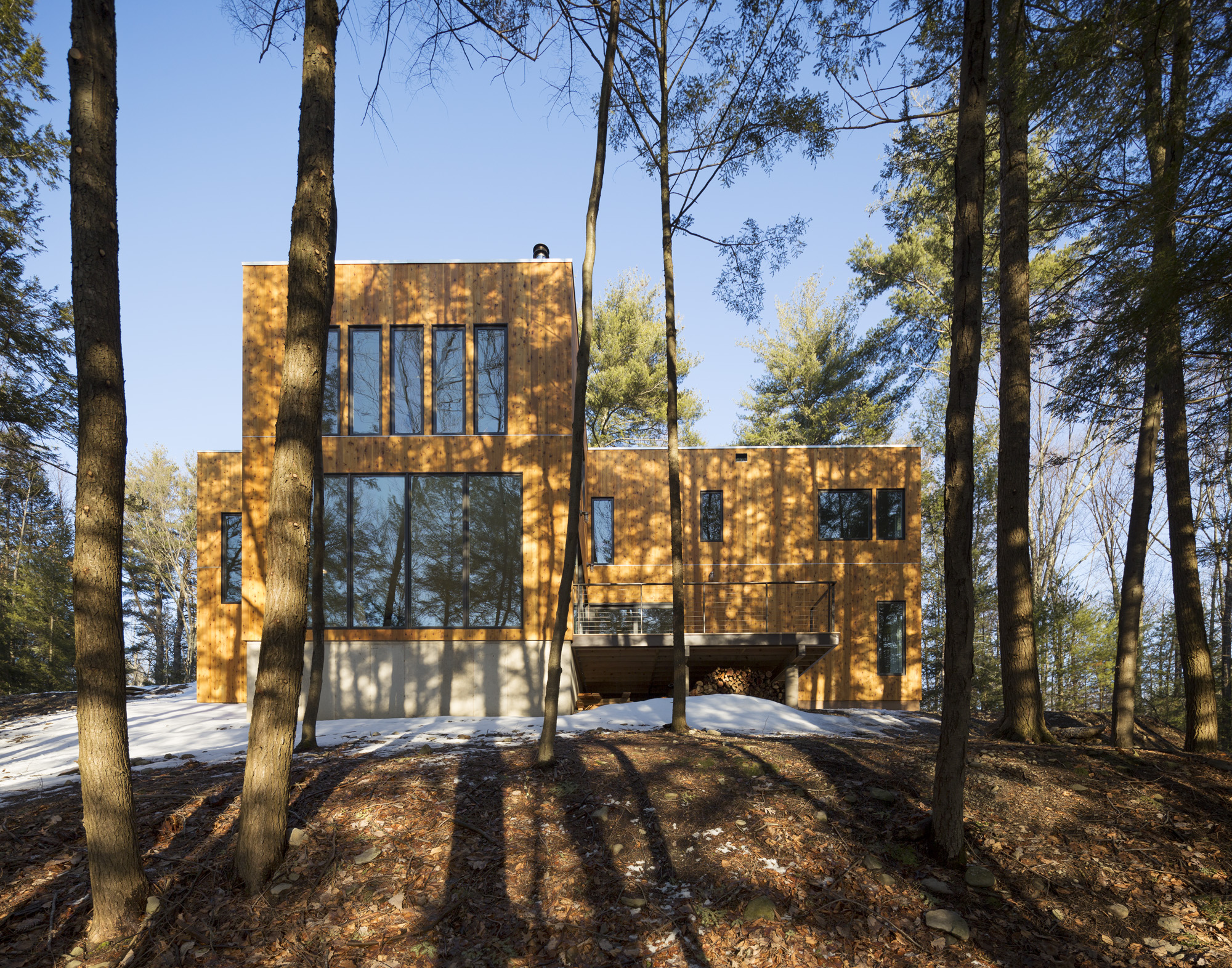 Creek House by Studio MM Architect - Modern Home Hudson Valley