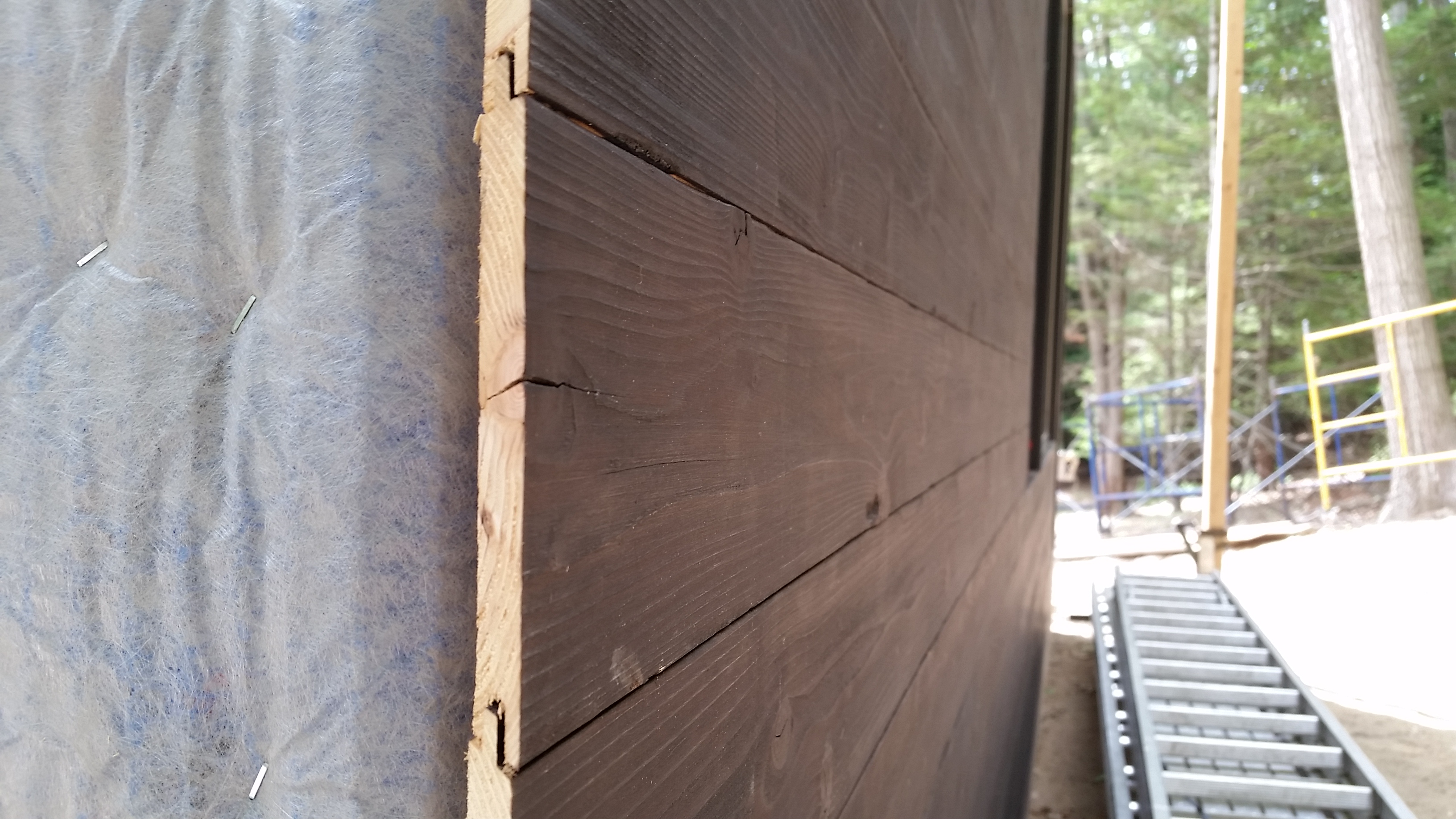TinkerBox - Charred Wood Siding - Construction Update