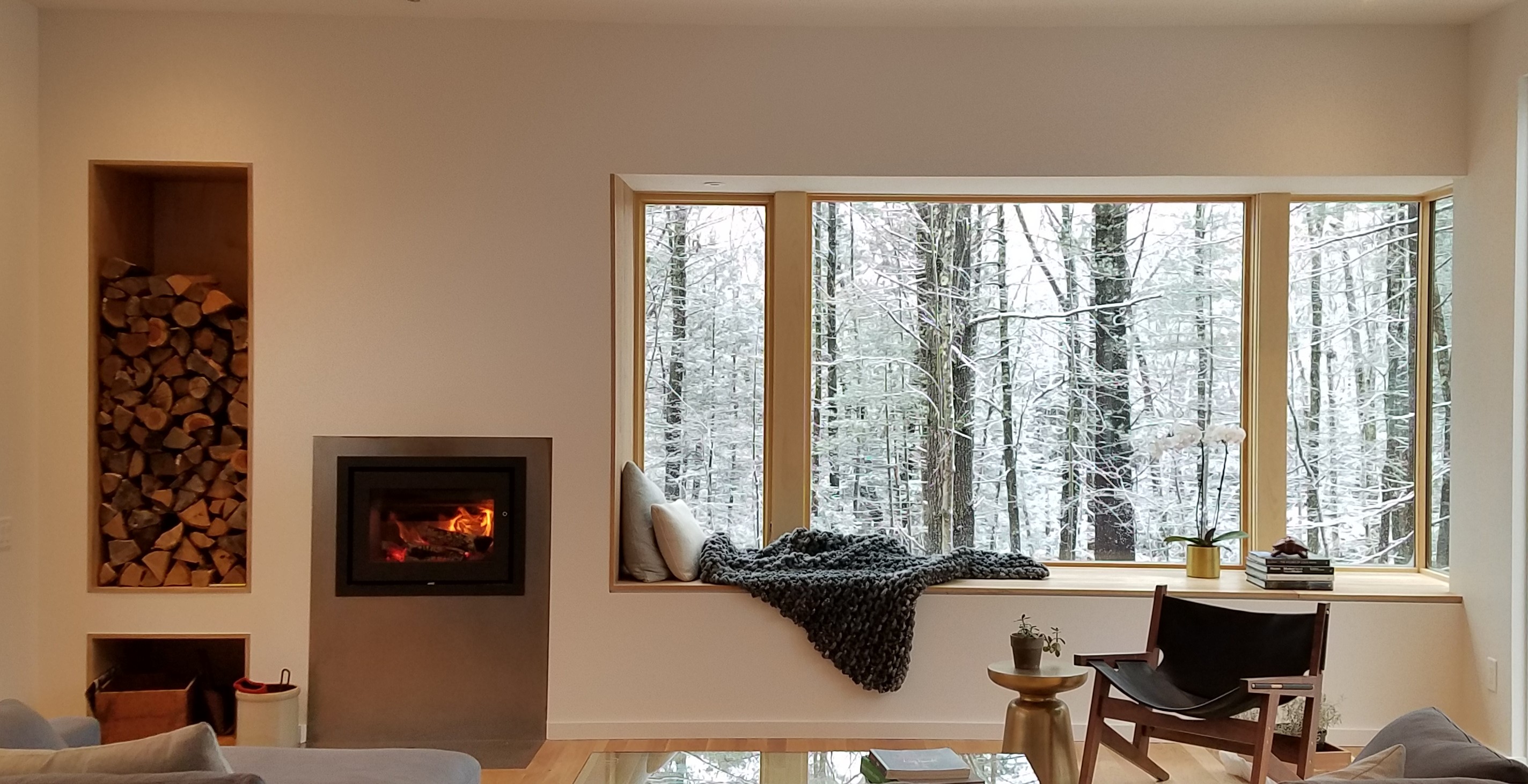 Contemporary Wood Burning Fire Stoves