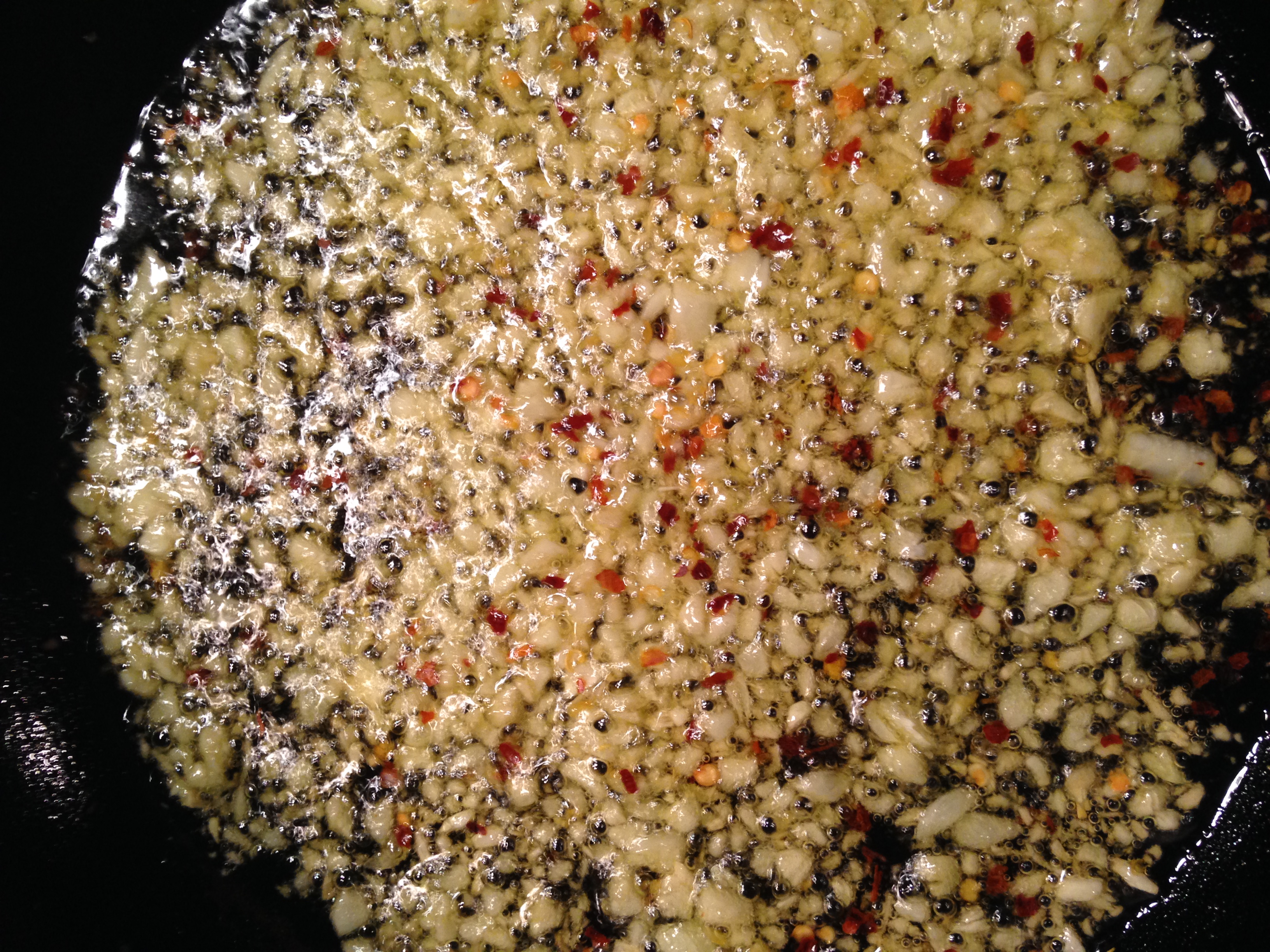 Garlic and Crushed Red Pepper