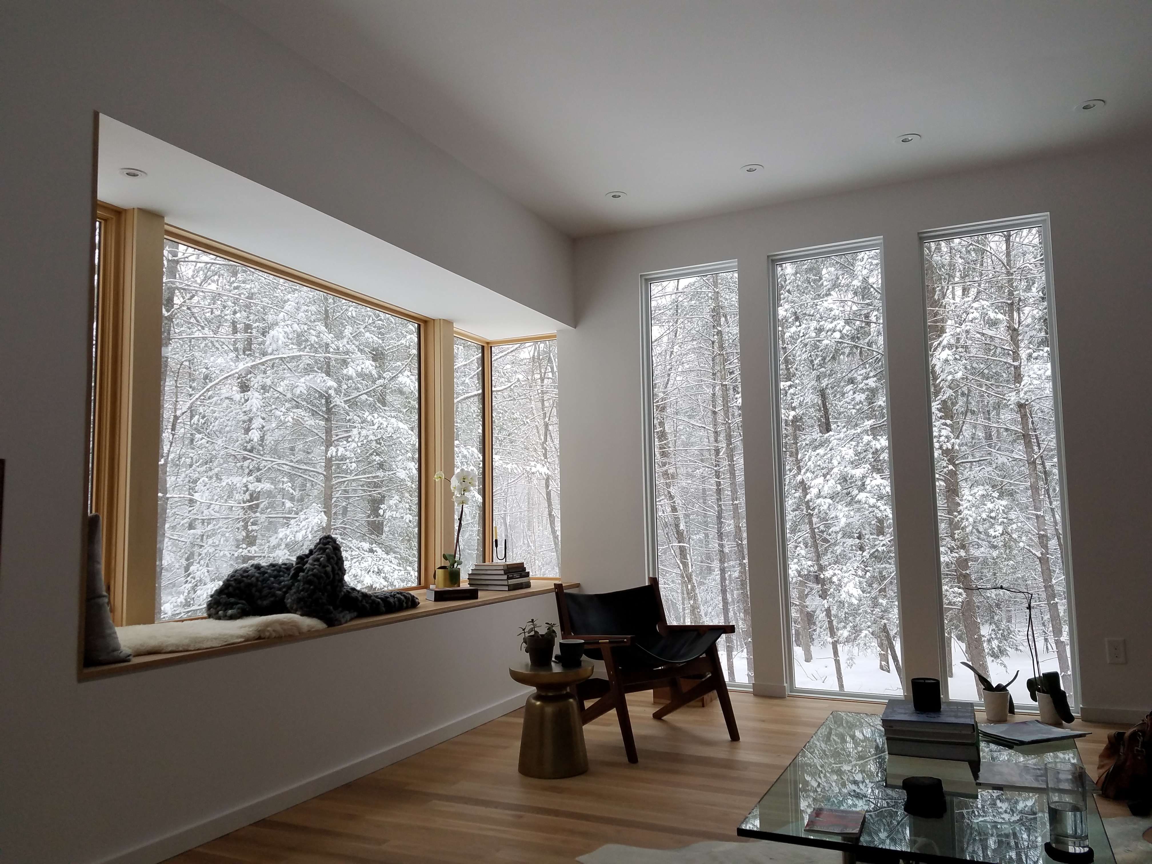 Modern Homes in the Winter - Waterfalls Properties, Hudson Valley