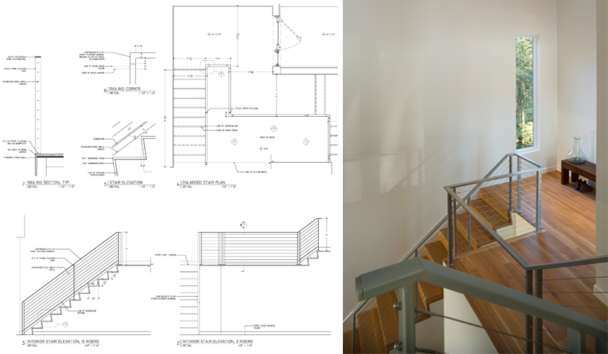 Modern Design Details: Staircase Design - Creek House, HV Contemporary Homes