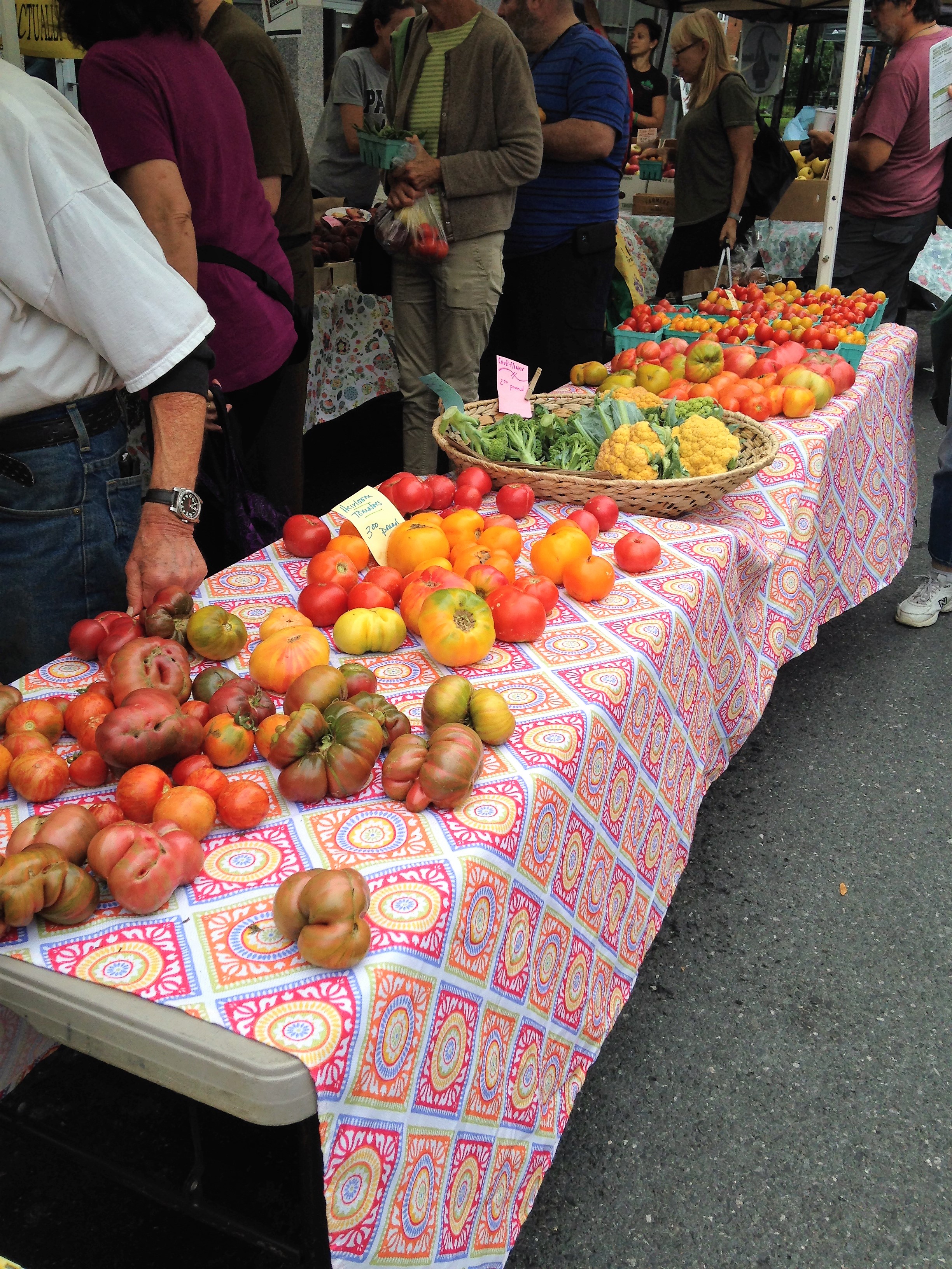 Heirloom Tomatoes - Kingston Farmers Market, Hudson Valley, NY