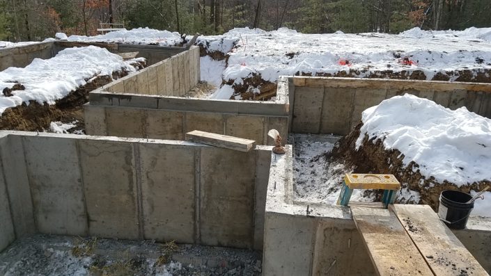Chalet Perche Construction Update: Concrete Foundation