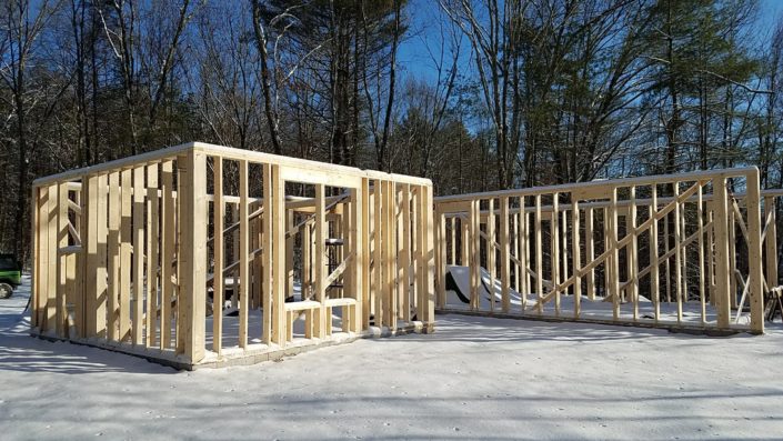 Modern Home Construction Update – Framing Chalet Perche