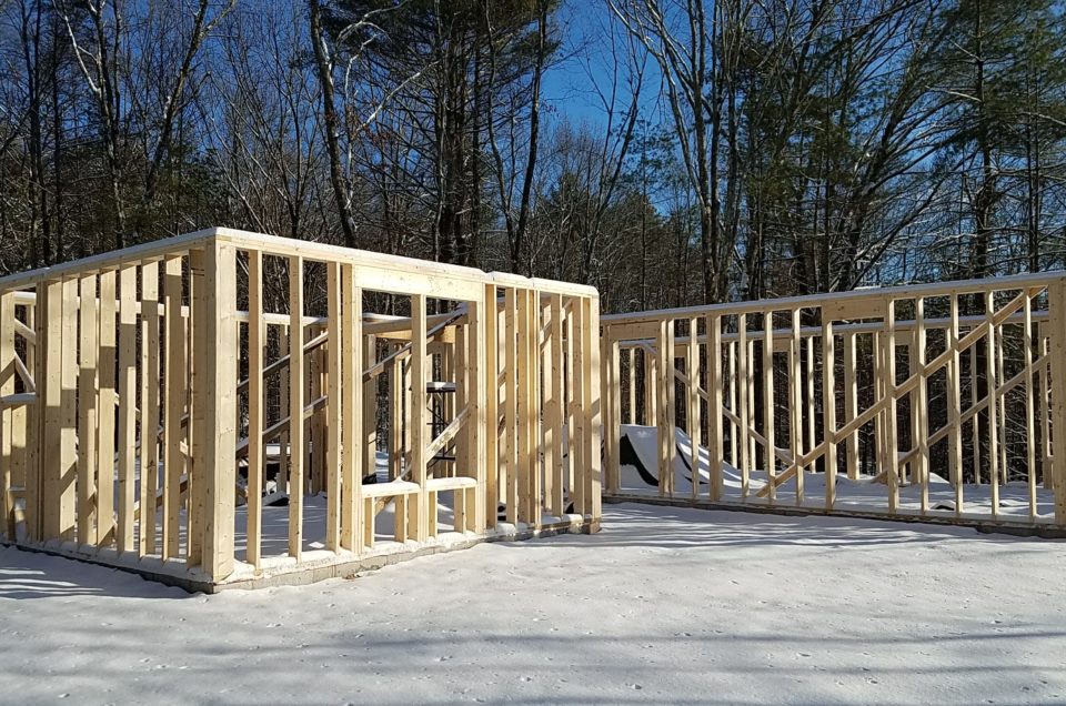 Modern Home Construction Update – Framing Chalet Perche