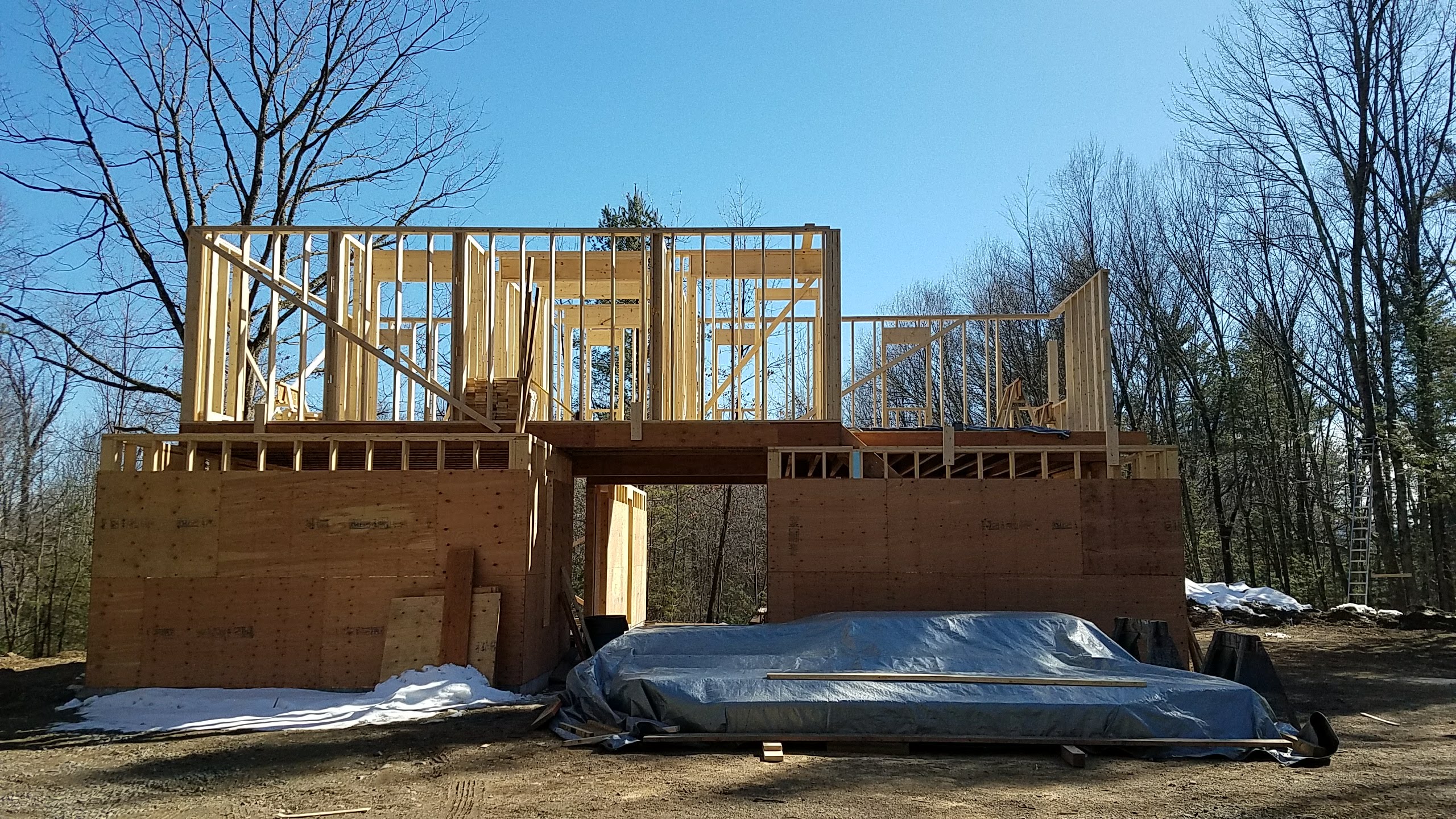 Custom Home Under Construction - Waterfalls Properties