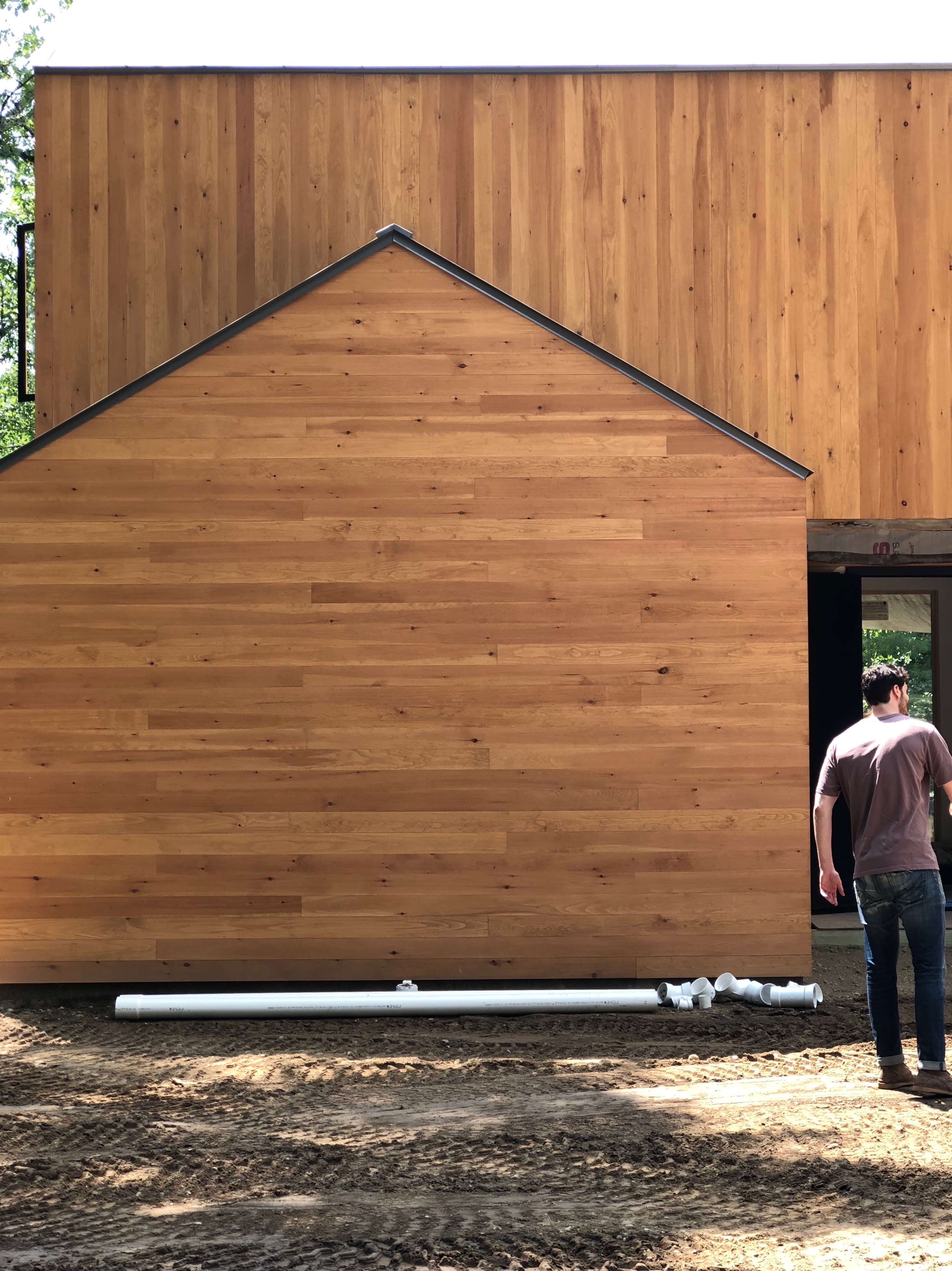 Chalet Perche Under Construction - A Modern Home in the Hudson Valley