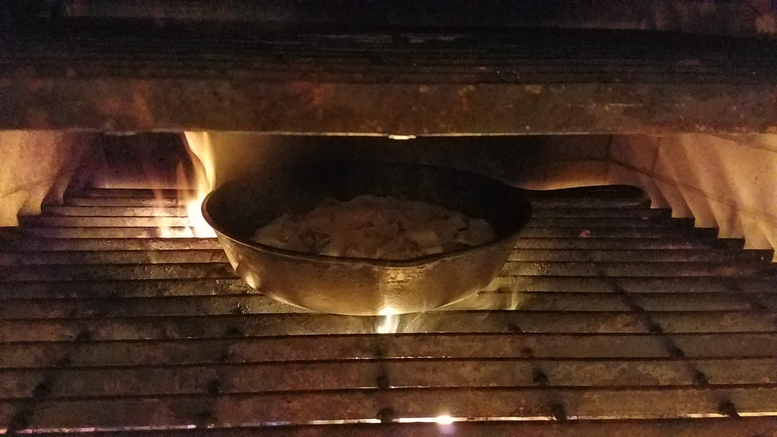 Making Pizza in a Wood-Fired Stove