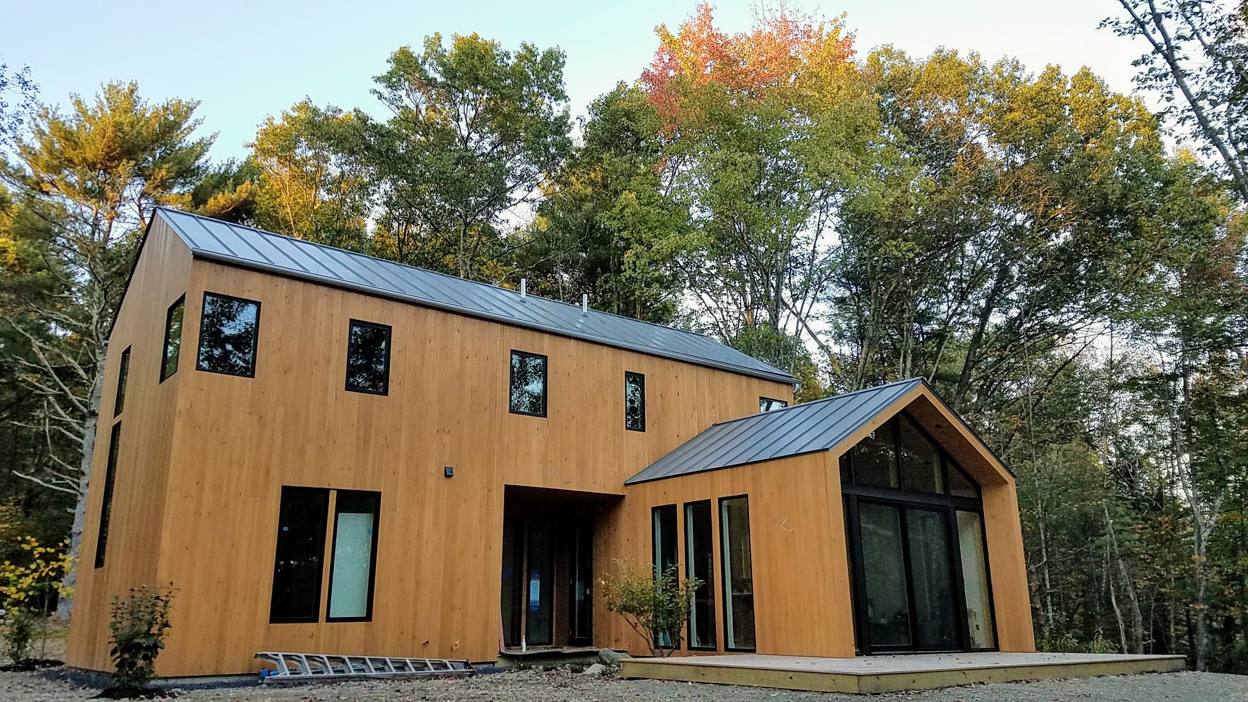 Modern Chalet Under Construction