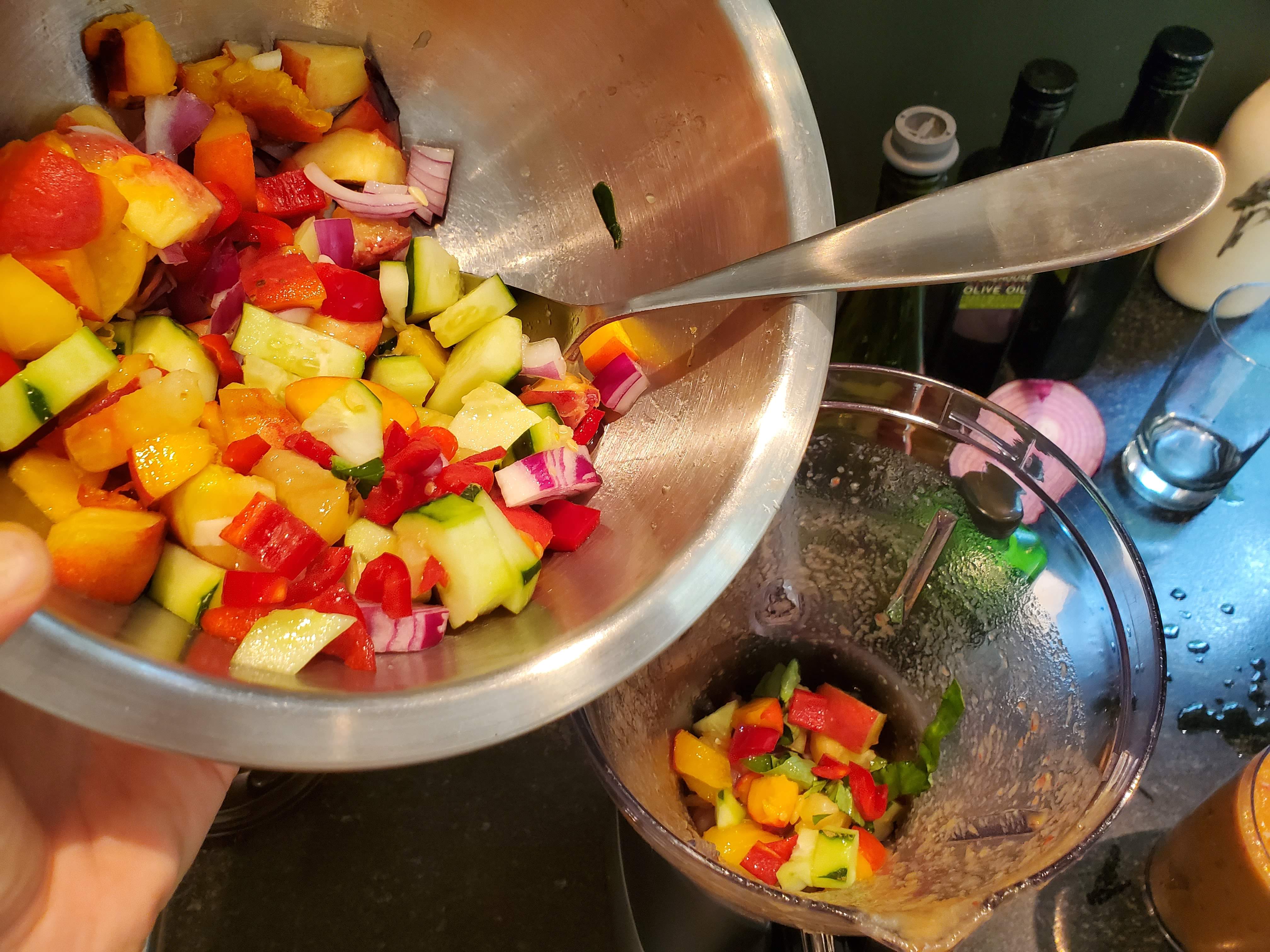 Peach Gazpacho - Summer Recipes in the Hudson Valley