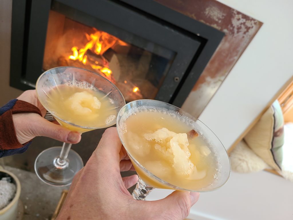 Winter Cocktails: Snow Toddy and Snow Cacao Manhattan