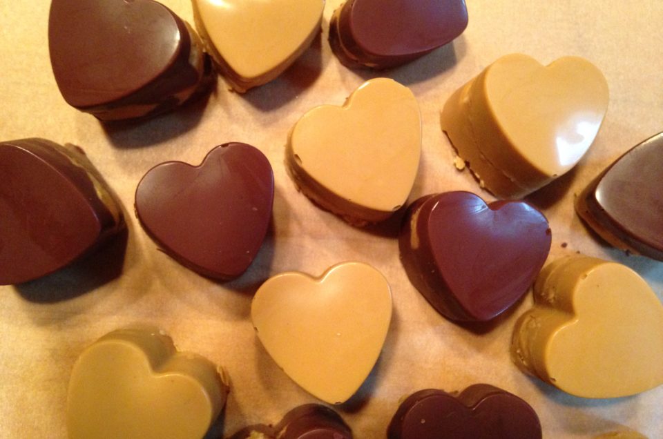 Hudson Valley Valentines: Chocolate Peanut Butter Hearts